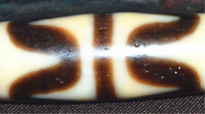 Tiger Tooth Tasso Dzi Bead - Gandhanra-ART