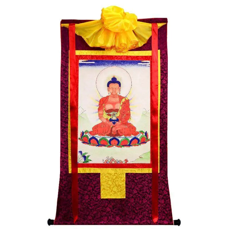 Amitayus,Buddha Of Infinite Life,Woodblock Thangka Art - Gandhanra-ART