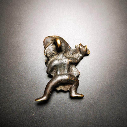 Gandhanra Acient Vajrapani Amulet,Tibetan Buddhism Statue,the Protector and Guide of Gautama Buddha,80 years old - Gandhanra-ART