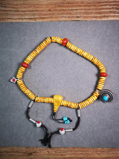 Beeswax Mala,Prayer Beads - Gandhanra-ART